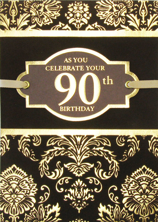 Happy 90th Birthday Card
