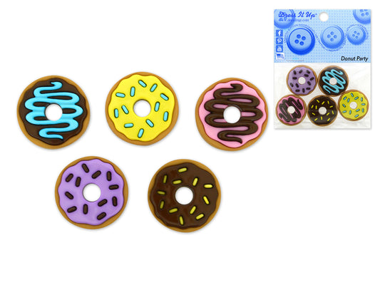 Donuts Button Embellishments
