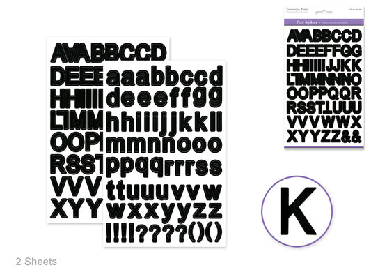Font Stickers