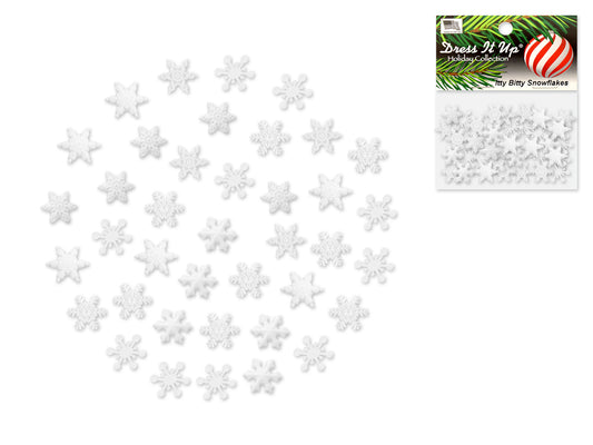 Snowflakes Button Embellishments