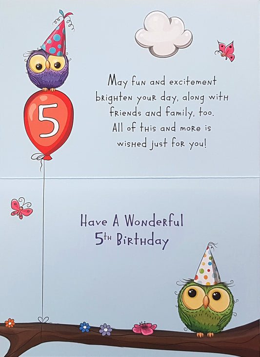 Happy 5th Birthday Card