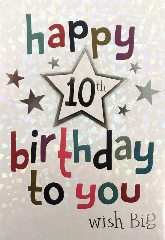 Happy 10th Birthday Card