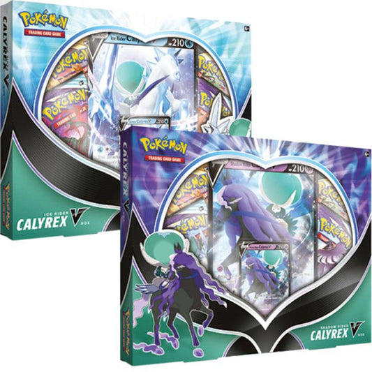 Pokemon Ice Rider & Shadow Rider Calyrex V Box