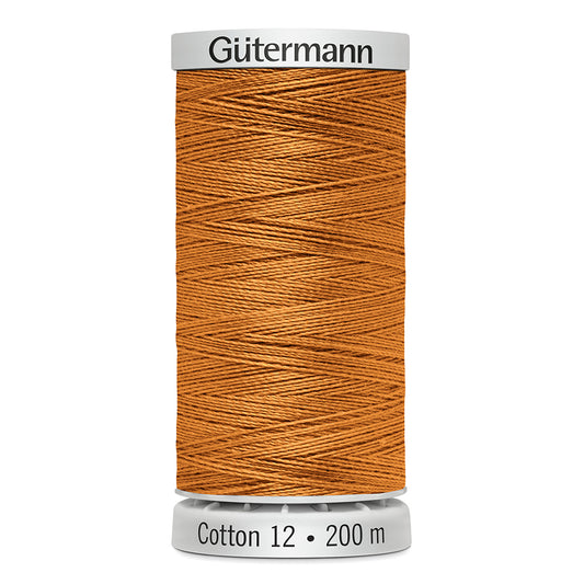 GÜTERMANN Cotton 12wt Thread - Gold Sun