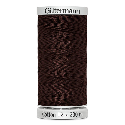 GÜTERMANN Cotton 12wt Thread - Coffee