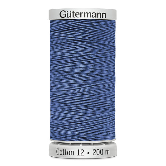 GÜTERMANN Cotton 12wt Thread - Cindy Purple