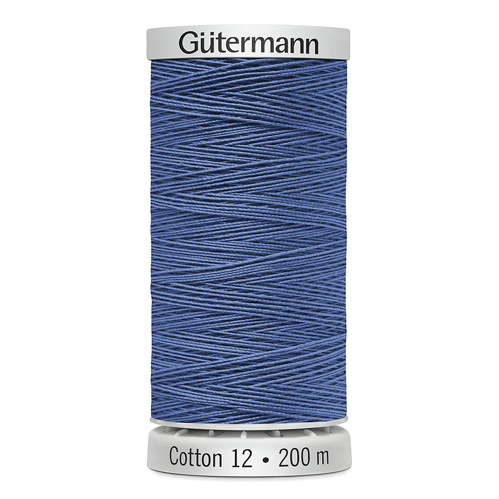 GÜTERMANN Cotton 12wt Thread - Cindy Purple