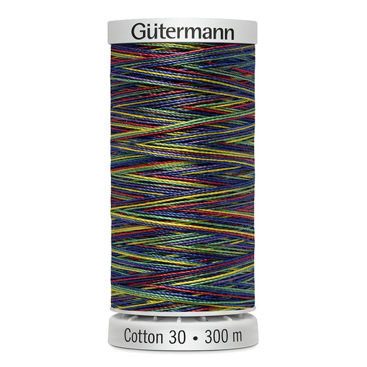 GÜTERMANN Cotton 30wt Thread - Rainbow Flowers