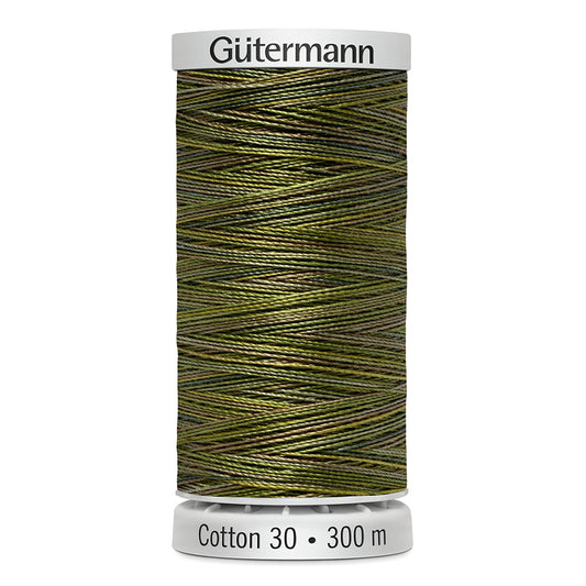 GÜTERMANN Cotton 30wt Thread - Camoflauge