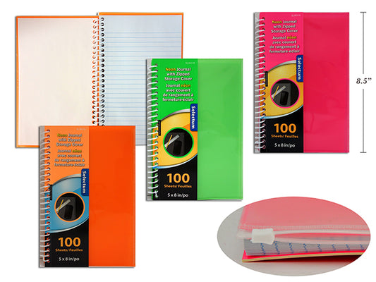 Neon Notebook with Pocket