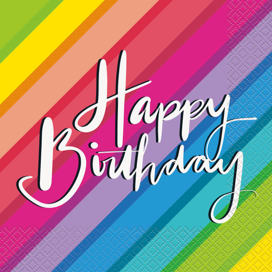 Balloons And Rainbow Birthday