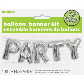 Letter Balloon Banner Kit