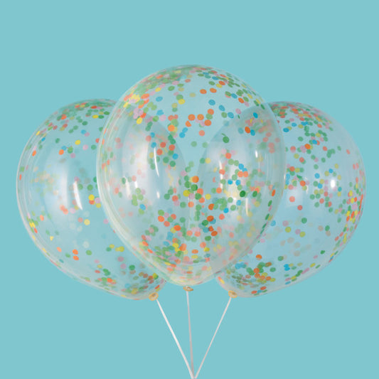 Latex Balloons with Confetti